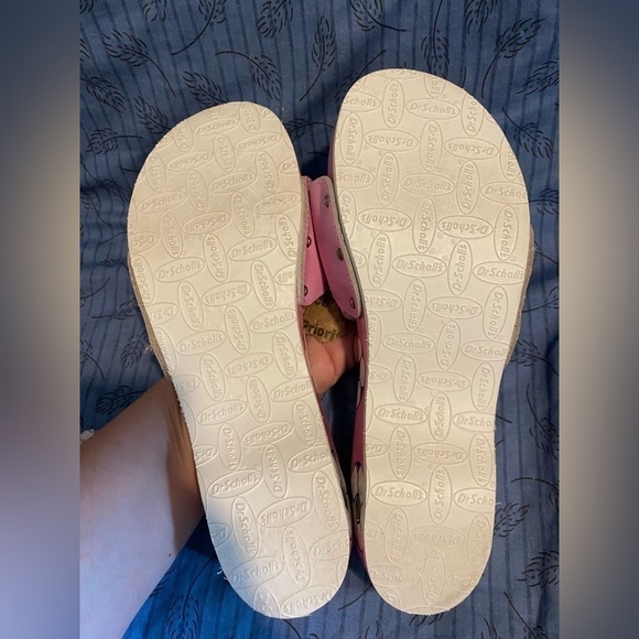 Vintage Dr Scholls exercise sandal in pink with soccer ball design 7 - Picture 9 of 10